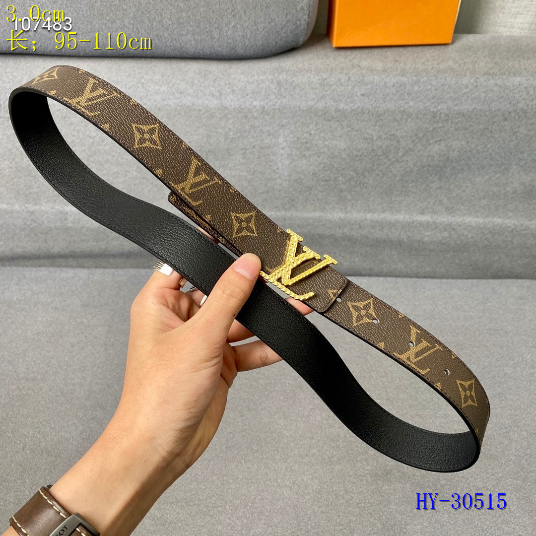 LV Belts 3.0 cm Width 139